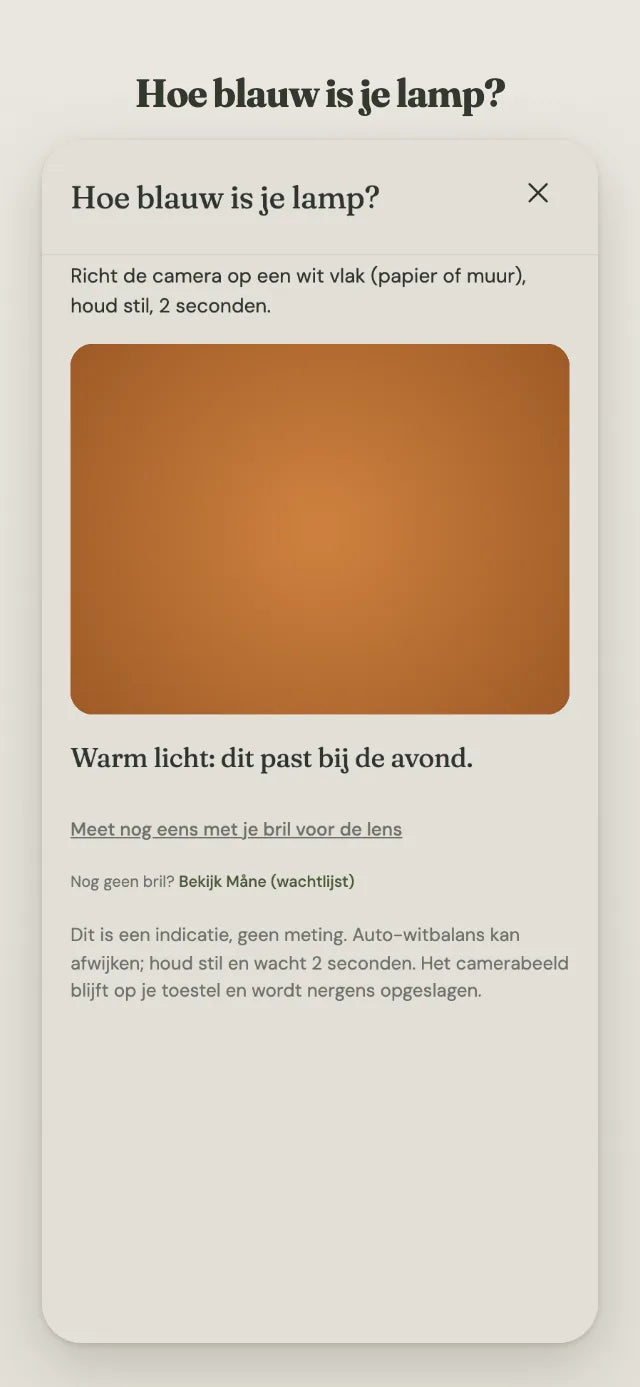 Hoe blauw is je lamp?